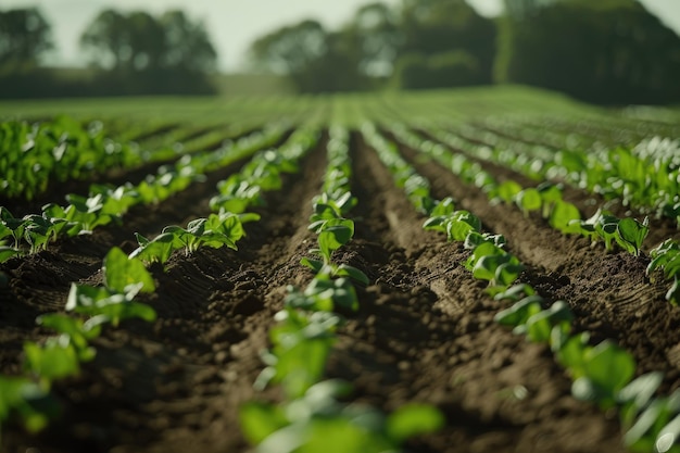 Hands Holding Rich Soil with Green Plant Growing