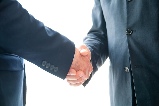 Handshake of business people