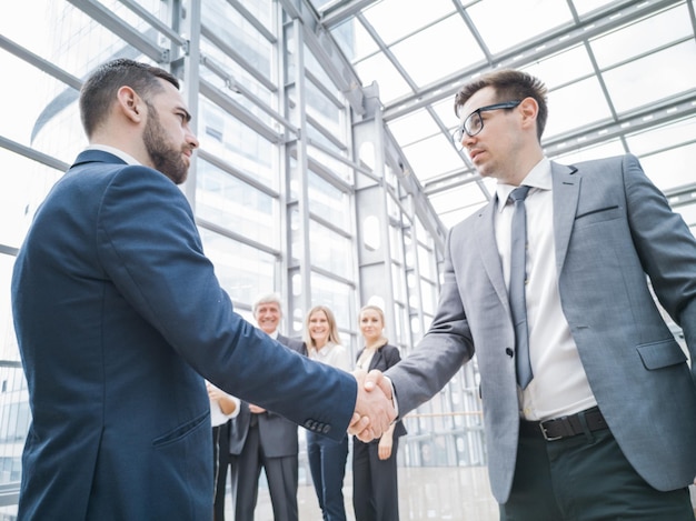 Handshake of business people