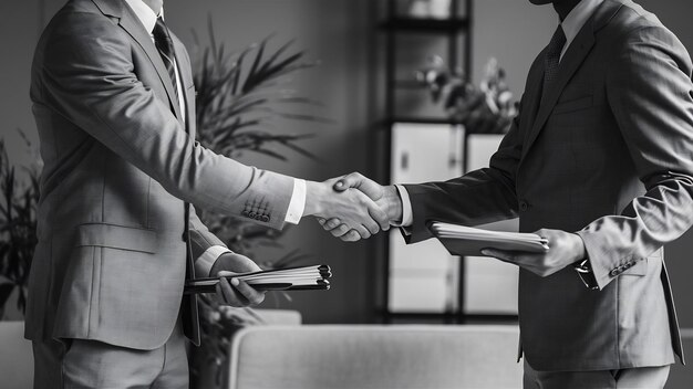 Handshake of businessmen