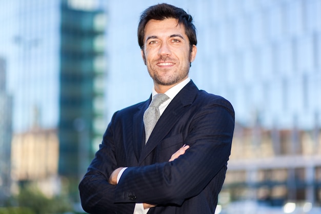 Handsome businessman portrait