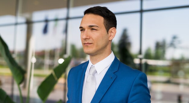 Handsome businessman portrait