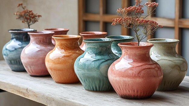 HandThrown Ceramic Pots A Beautifully Glazed Set of Artisan Ceramics for Home Decor and Display