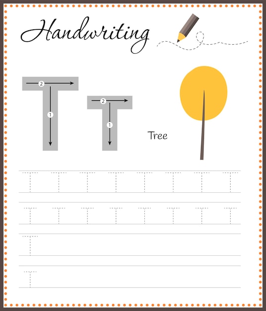 Handwriting workbook for children worksheets for learning letters activity book for kids educational