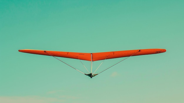 Photo hang glider gliding gracefully across the sky