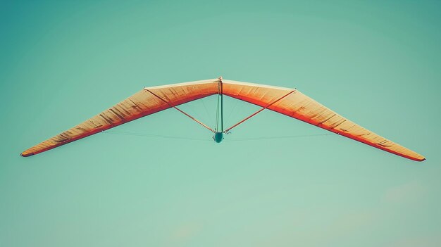 Photo hang glider gliding gracefully across the sky