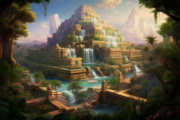 The Hanging Gardens Babylon's Legendary Paradise