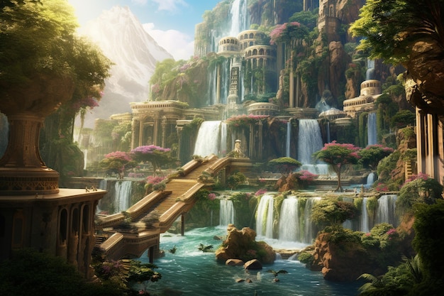 The Hanging Gardens Babylon's Legendary Paradise