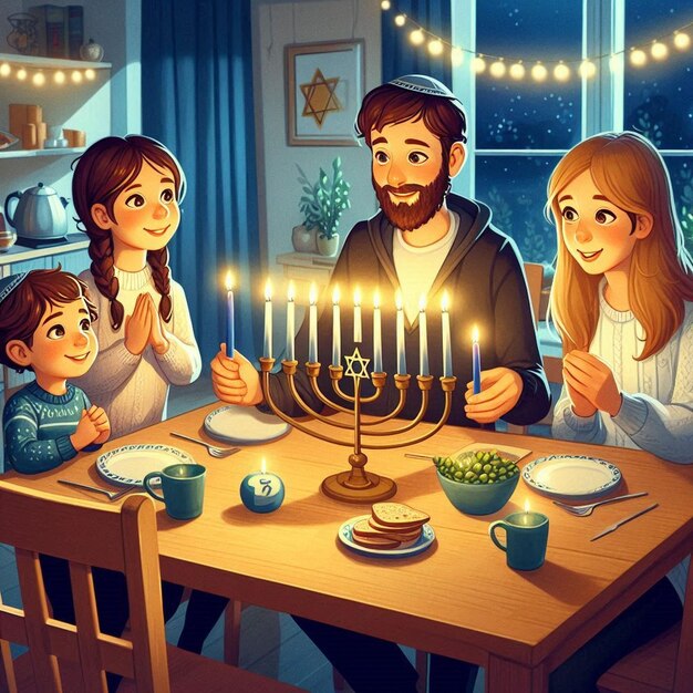 Hanukkah Candle Lighting