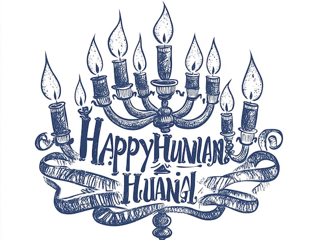 Photo hanukkah celebration concept