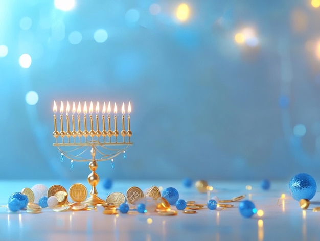 Photo hanukkah celebration