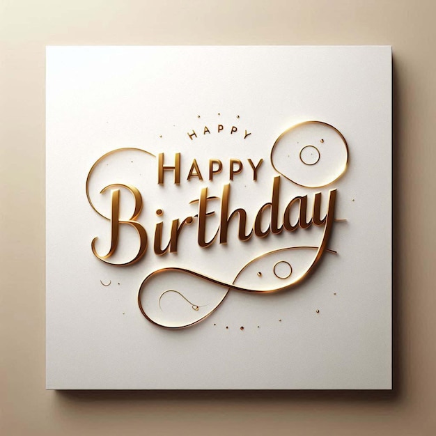 Happy birthday lettering with golden letters Happy birthday golden and silver balloons with confetti