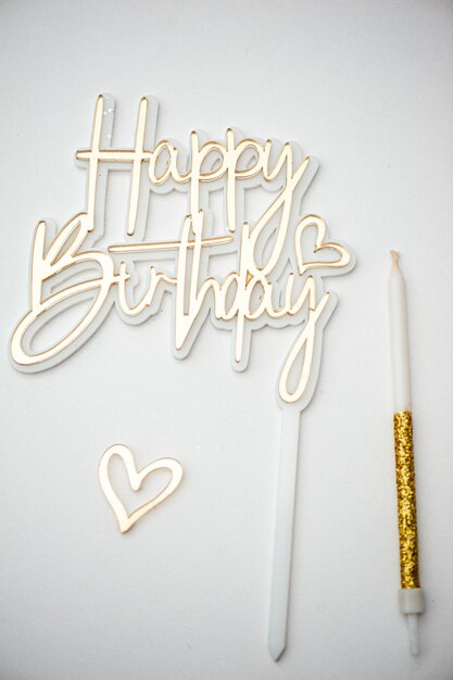 Happy birthday sign decoration