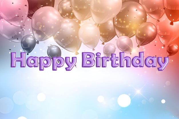 happy birthday wallpaper poster editable