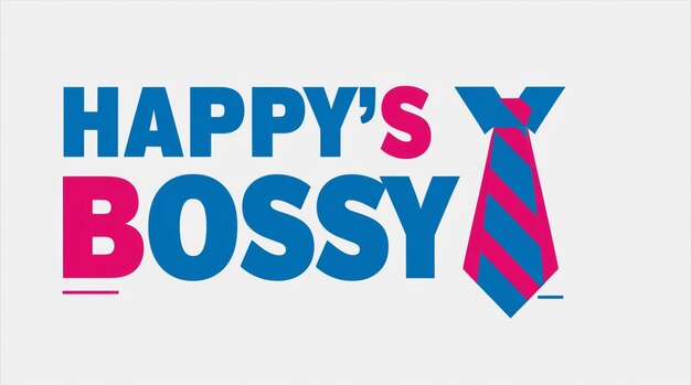 Happy Bosss Day card Vector