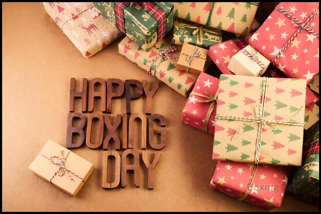 Photo happy boxing day gifts for men and women