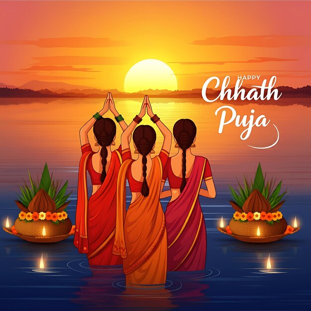 Photo happy chhath puja