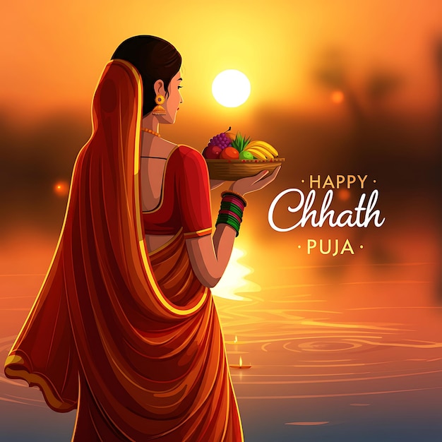 Photo happy chhath puja