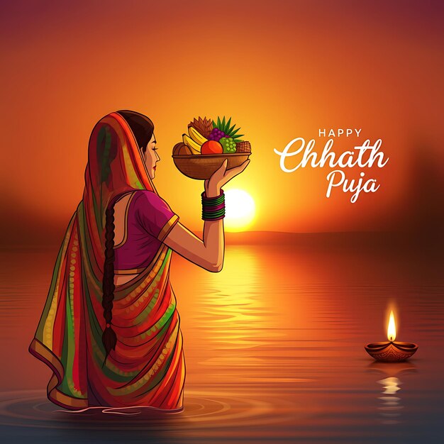 Photo happy chhath puja