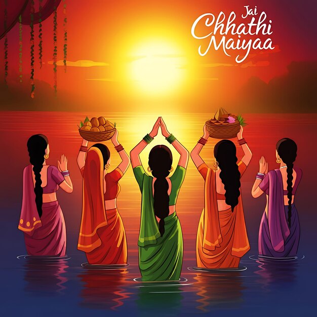 Photo happy chhath puja