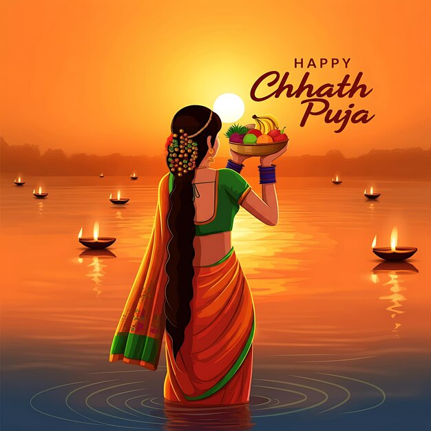 Photo happy chhath puja