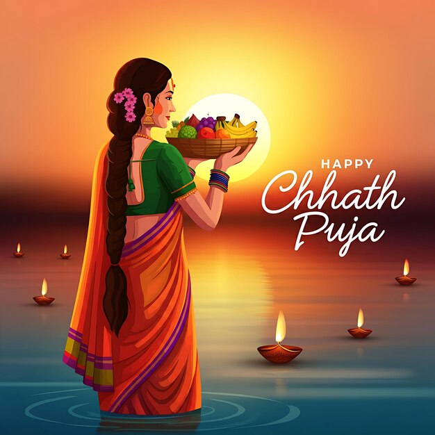 Photo happy chhath puja