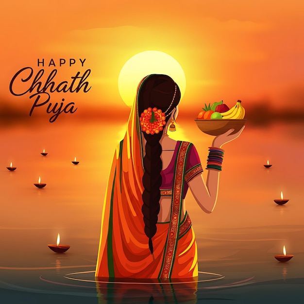 Photo happy chhath puja