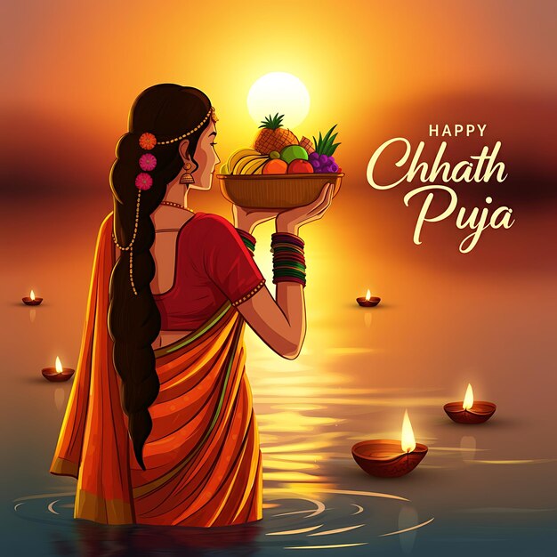 Photo happy chhath puja