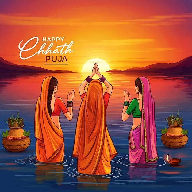 Photo happy chhath puja