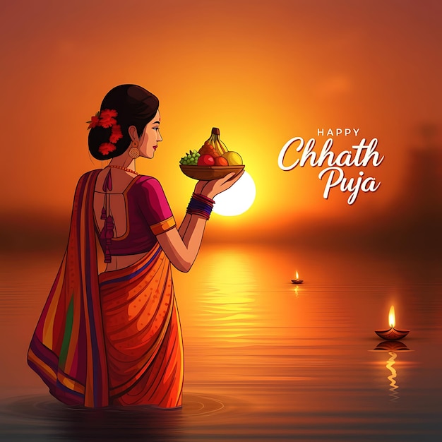 Photo happy chhath puja