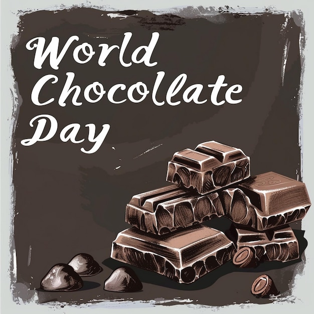 Happy Chocolate Day flyer poster banner creative Design