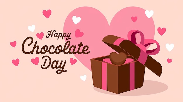 Photo happy chocolate day