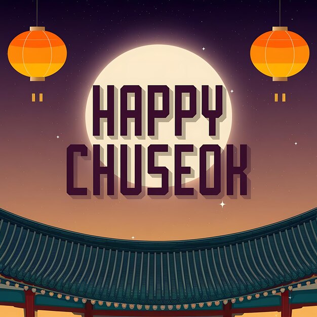 Photo happy chuseok festival