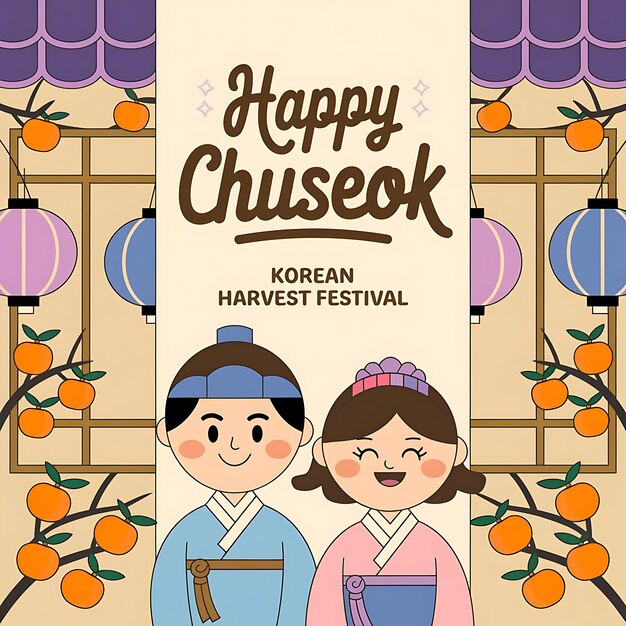 Photo happy chuseok festival