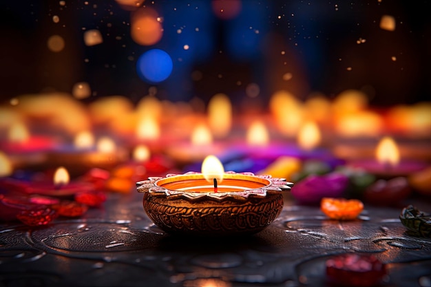 Happy Diwali Background and copy space