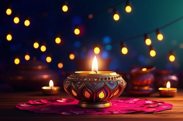 happy Diwali celebration background