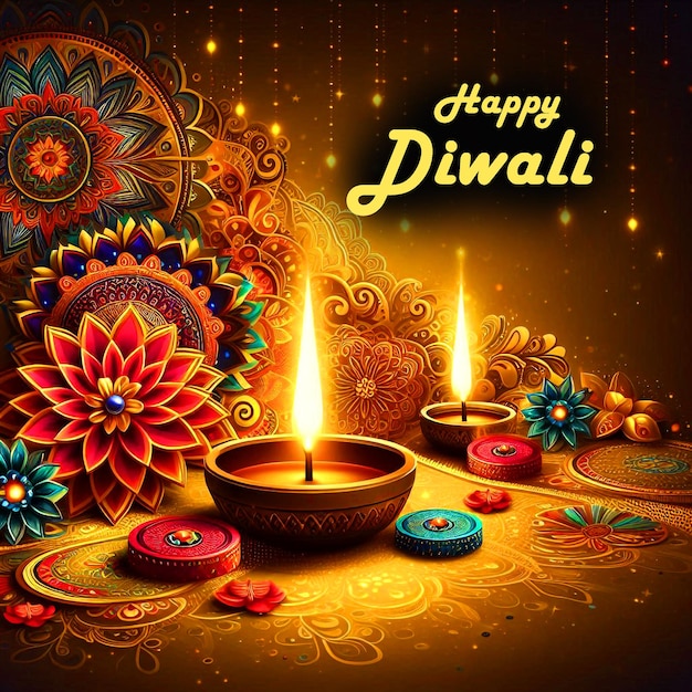 Happy Diwali festival beautiful background design