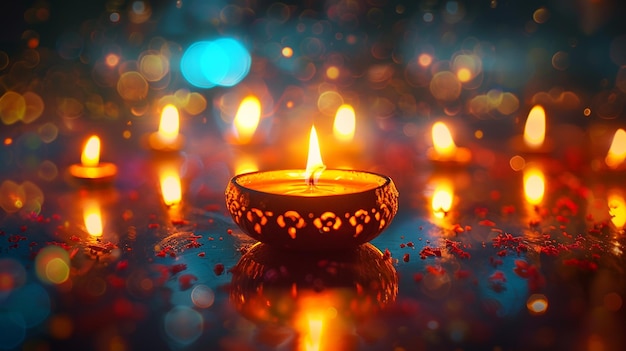 Happy Diwali Greeting Card