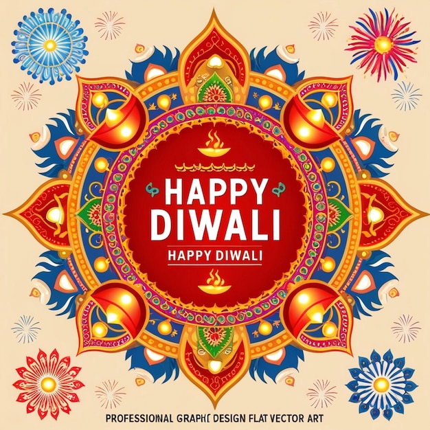 Happy Diwali Vector Art