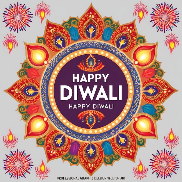 Happy Diwali Vector Art