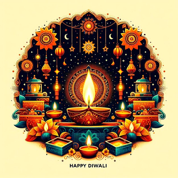 Photo happy diwali