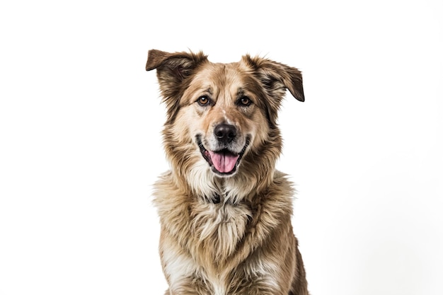 Happy Dog with Tongue Out