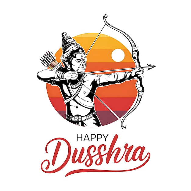 Photo happy dussehra background