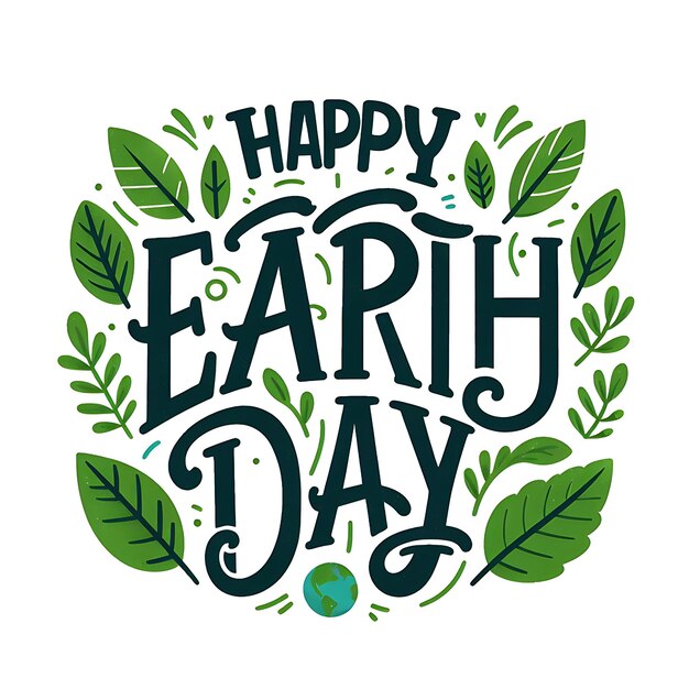 Happy Earth Day concept save environment background design