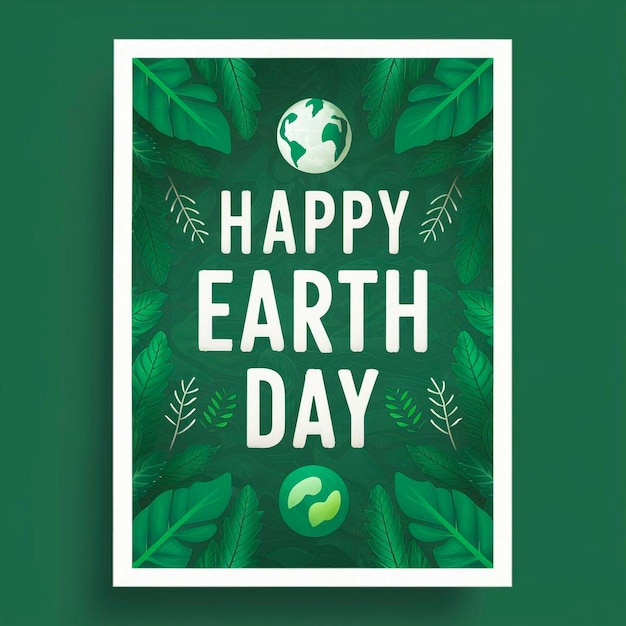 Photo happy earth day design