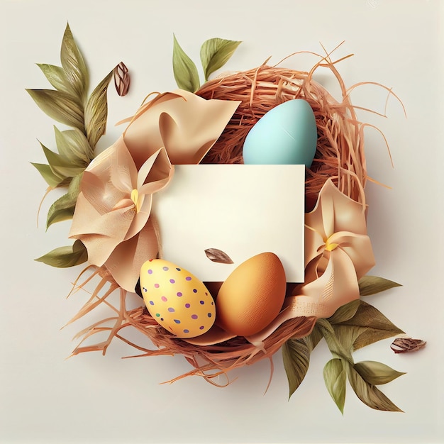 Happy Easter Day Concept