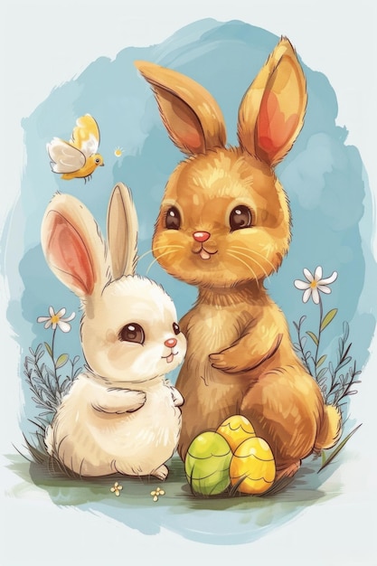 Happy Easter Greeting card