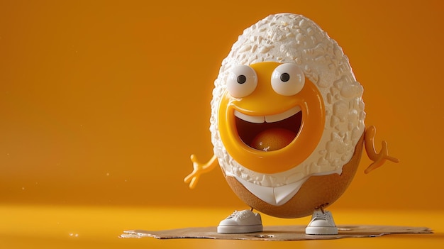 Happy Egg Character