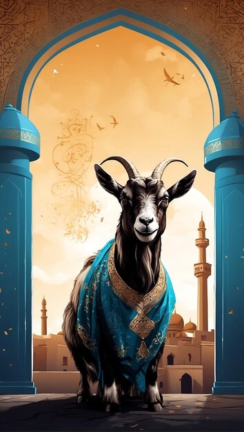 Happy Eid Al Adha Mubarak Copyspace Background