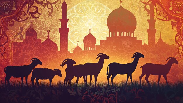 Happy Eid alAdha Goats and Sheep